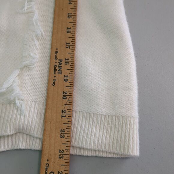 Bartolini By Benedetta Italy Cashmere & Wool Fringe Hobo Sweater small - Picture 3 of 6